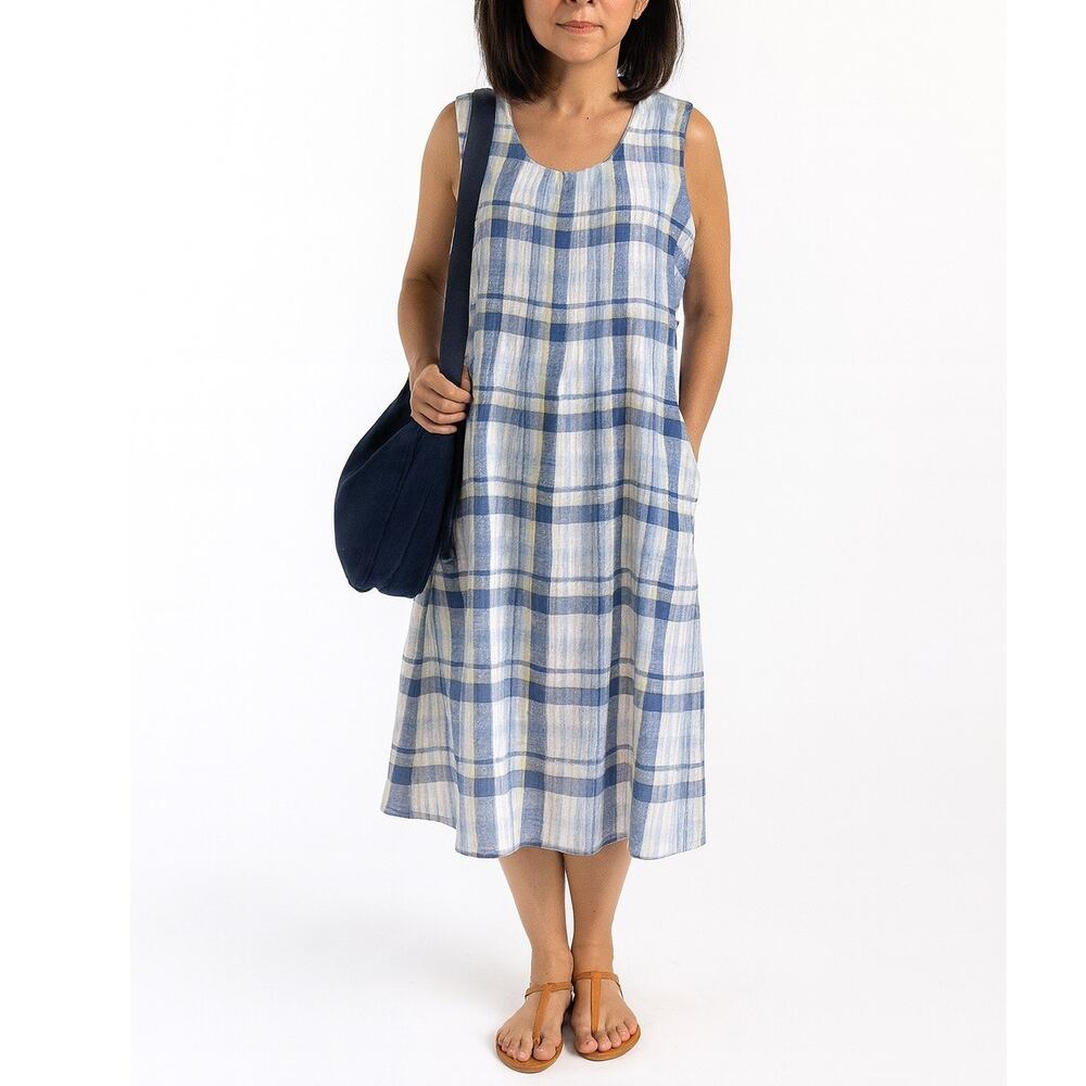 Positive Attitude Linen Dress 14P